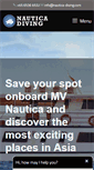 Mobile Screenshot of nautica-diving.com